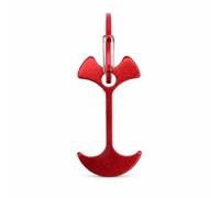 Picchetto per in Metallo, Rosso, gancio | Materiale metallico, Ancoraggio esterno, Giornate in spiaggia, Per famiglie in