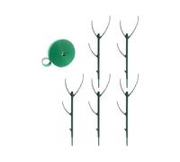 Picchetto regolabile per piante rampicanti da interno, piccolo paletto per piante in vaso, paletti decorativi da giardino, verde