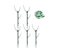 Picchetto regolabile per piante rampicanti da interno, piccolo paletto per piante in vaso, paletti decorativi da giardino, verde