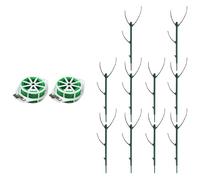 Picchetto regolabile per piante rampicanti da interno, piccolo paletto per piante in vaso, paletti decorativi da giardino, verde