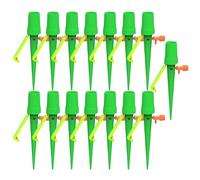 Picchi di annaffiatura delle piante, dispositivi di auto -irrigazione con valvola a flusso regolabile, diagnosi di irrigazione a prova di perdite, dispositivi di umidità del giardino (15pcs)