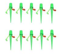 Picchi di annaffiatura delle piante, dispositivi di auto -irrigazione con valvola a flusso regolabile, diagnosi di irrigazione a prova di perdite, dispositivi di umidità del giardino (10pcs)