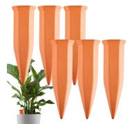 Picchi di irrigazione di argilla | Irrigatore automatico succulento a forma di cono da 6 pezzi | Irrigatore automatico per verdure succulente, abbeveratoio universale a forma di cono per ja