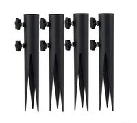 Picchi di terra di servizio per le luci solari Duty Ground Spikes per | dovere, protegge le luci solari, previene il ribaltamento, design a prova di vento, essenziale per il giardino