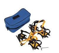 Picchi per escursionismo sul ghiaccio, 1 paio di ramponi da 10 denti Tipo di rilegatura a cinghia Impugnature per il ghiaccio Tacchette antiscivolo per l'escursionismo, utilizzate con varie scarpe e s