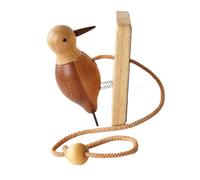 Picchio - Cornice in bronzo pressofuso, forma rubinetto artigianale, presa salda, accento patrimonio intagliato | per portici di fattoria, cortili, sentieri, ingressi in legno, capannoni, porte