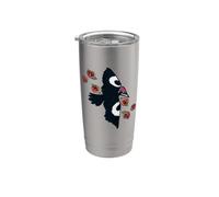 Picchio rosso picchio illustrazione picchio Bicchiere termico in acciaio inox doppia parete