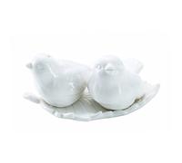 Piccioncini nella finestra ceramica sale e pepe agitatori creativi uccelli spezie strumenti da cucina cucine forniture per feste 1 coppa, utensili da cucina gadget