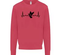 Piccione Caccia Cuore Beat Ecg Hunter Kids Felpa Maglioncino