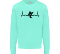 Piccione Caccia Cuore Beat Ecg Hunter Kids Felpa Maglioncino