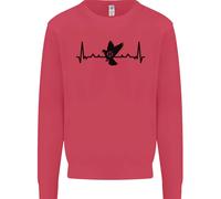 Piccione Caccia Cuore Beat Ecg Hunter Kids Felpa Maglioncino