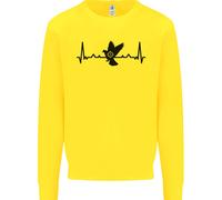 Piccione Caccia Cuore Beat Ecg Hunter Kids Felpa Maglioncino