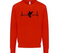 Piccione Caccia Cuore Beat Ecg Hunter Kids Felpa Maglioncino