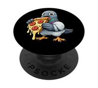 Piccione Pizza Ladro Divertente Mascotte Grafica PopSockets PopGrip Adesivo