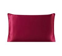 Piccocasa 100% seta Mulberry Federa Cuscino bambino Borgogna/formato Da Viaggio