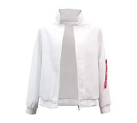 Piccodos Anime Baruhara Hanemiya Kazutora Valhalla Coat Jacket Uniform Cosplay Costume Version -F Bianco M (busto 99-104 cm)