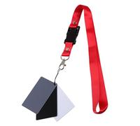 Piccola 18 Gradi Digitale Bianco Nero Nero Scheda Per Una Macchina Fotografica Accurata Bilanciamento del Bianco Adatto Per Varie Condizioni di Illuminazione Scheda Equilibrio