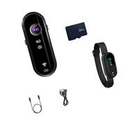 Piccola action camera 720P con alloggiamento impermeabile 1080P Video Seize 2 ore registrazione continua 5 modalità di sparo Strumento fotografico compatto da viaggio Fotocamera sottile con clip