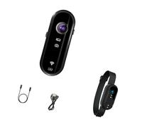 Piccola action camera 720P con alloggiamento impermeabile 1080P Video Seize 2 ore registrazione continua 5 modalità di sparo Strumento fotografico compatto da viaggio Fotocamera sottile con clip