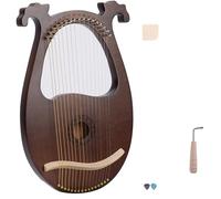 Piccola Arpa Portatile, Arpa A 16 Lire, Strumento A Corde, Strumento a corde in legno massello per arpa a lira a 16 corde, Facile da Usare, Per Principianti Regalo Per Gli Amici C