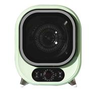 Piccola Asciugatrice, Asciugatrice A Condensatore Portatile da 3 kg, Mini Asciugatrice con Centrifuga Automatica A 5 modalità di Asciugatura,002