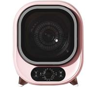 Piccola asciugatrice, asciugatrice portatile a condensatore, asciugatrice ventilata da 5 kg, compatta, mini asciugatrice centrifuga, capacità di carico 0,8 kg, rosa