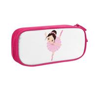 Piccola ballerina ballerina stampa matita sacchetto di immagazzinaggio cosmetici strumenti artistici forniture studenti insegnanti uso versatile, rosa, Taglia unica, Set di zaini per la scuola