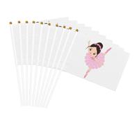 Piccola ballerina che balla ragazza stampa convenienza bandiera palmare bandiere leggere decorazione interni esterni eventi feste