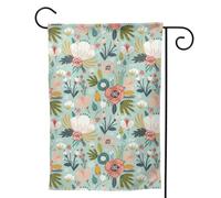 Piccola bandiera da giardino con stampa floreale su entrambi i lati verticale bandiera da cortile 31 x 45 cm decorazione esterna