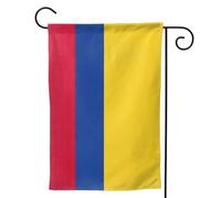 Piccola bandiera da giardino della Colombia stampa su entrambi i lati verticale bandiera da cortile di benvenuto 31 x 45 cm decorazione esterna