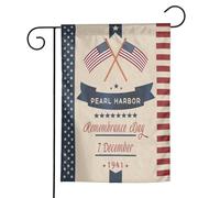 Piccola Bandiera Della Casa 30X45Cm Pearl Harbor Remembrance Day Bandiera Da Cortile Premium Banner Di Benvenuto Per Feste, Decorazione, Vacanze