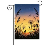 Piccola bandiera Dragonfly Night Sunset Swamp Spring Summer Scenery