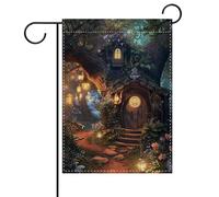Piccola bandiera Magical Enchanted Trees Tree House Fairy Tale Wood