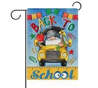 Piccola bandiera School Gnome Apples Pencil Back To School Classroom