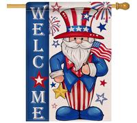 Piccola bandiera Uncle Sam Stars Stripes Firework Patriotic Bandiera da