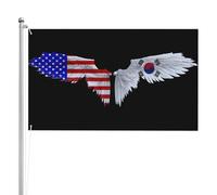 Piccola Bandieraes Dell'Individualità 90X150Cm America South Korea South Korean Flag Bandierine Colore Vivido Bandieras Da Giardino Per La Fattoria All'Aperto, Barca, Feste