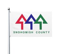 Piccola Bandierine 90X150Cm Flag Of Snohomish County, Washington Bandieras Pirati Decorazione Bandieras Da Giardino Per Barca, La Fattoria All'Aperto, Camion