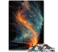 Piccola barca nella galassia Puzzle 1000 pezzi per adulti, giocattoli, giochi educativi, antistress, regali unici per compleanni e compleanni 50x75cm