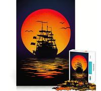 Piccola barca, non la sua nave, puzzle da 1000 pezzi per adolescenti, gioco di logica mentale, tempo libero, bordo fine, regalo speciale 50x75cm