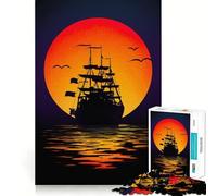 Piccola barca, non la sua nave, puzzle da 1000 pezzi per adulti, regalo, gioco per allenare la mente, rilassante, arte da assemblare, regalo memorabile 38x26cm