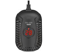 Piccola barra di riscaldamento a temperatura costante elettronica, riscaldatore dell'acquario sommergibile, con display di temperatura digitale e controllore di temperatura esterno, GW 150b (GW