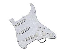 Piccola battuta per battute a doppio pickup per chitarra elettrica in stile ST con ritagli Set Battipenna Pickup(Pearlescent White)