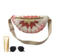 Piccola Borsa A Tracolla - Borsellino Trapuntato Boho Portatile Fatto A Mano - Borsa a Spalla in Tessuto Bohemian Vintage - Per Donne e Ragazze Escursionismo Ciclismo Equitazione Campeggio Picnic Viag