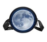 Piccola borsa a tracolla con stampa della dea del sole borse a tracolla per telefono cellulare con grande capacità e tracolla regolabile per donne e ragazze, Pianeta Luna, 7x1.8 in