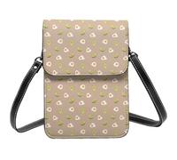 Piccola borsa a tracolla da donna, in pelle uovo e avocado, borsa a tracolla per telefono cellulare