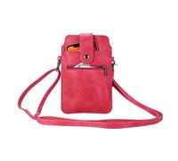 Piccola borsa a tracolla Moblie Phone Purse Travel Shoulder Pouch per iPhone 16 15 14 13 Pro Max Samsung Galaxy A16 A26 A36 A15 A35 Motorola Edge 60 Pro Google Pixel 9 8 7 6 Pro, Magenta