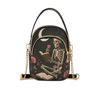 Piccola borsa a tracolla per le donne moda casual impermeabile lettore | Cinghia staccabile resistente della catena dell'oro dello strappo del poliestere per il viaggio & lo shopping