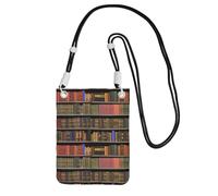 Piccola borsa a tracolla per trasportare una borsa per telefono cellulare in diagonale libreria libreria mini borsa a tracolla portafoglio portafoglio per smartphone