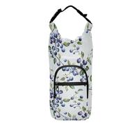 Piccola borsa a tracolla viola con porta bottiglia d'acqua Zaino portatile con coulisse con portabottiglie, supporto per cintura per bottiglia d'acqua adatta a bottiglie da 20/24/32/4 once