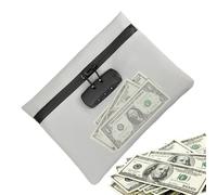 Piccola borsa con serratura, piccola borsa con lucchetto, impermeabile, a prova di furto, organizer portatile per scuola, dormitorio, ufficio, spiaggia, viaggi, palestra, casa